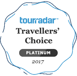 Tour Radar Travellers' Choice Platinum 2017