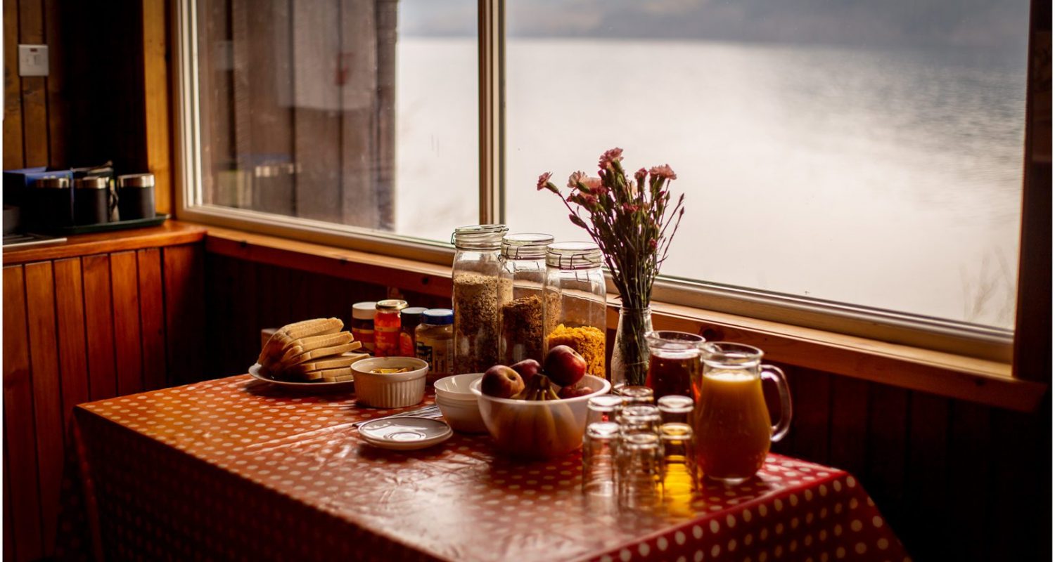Breakfast at Lochside Hostel