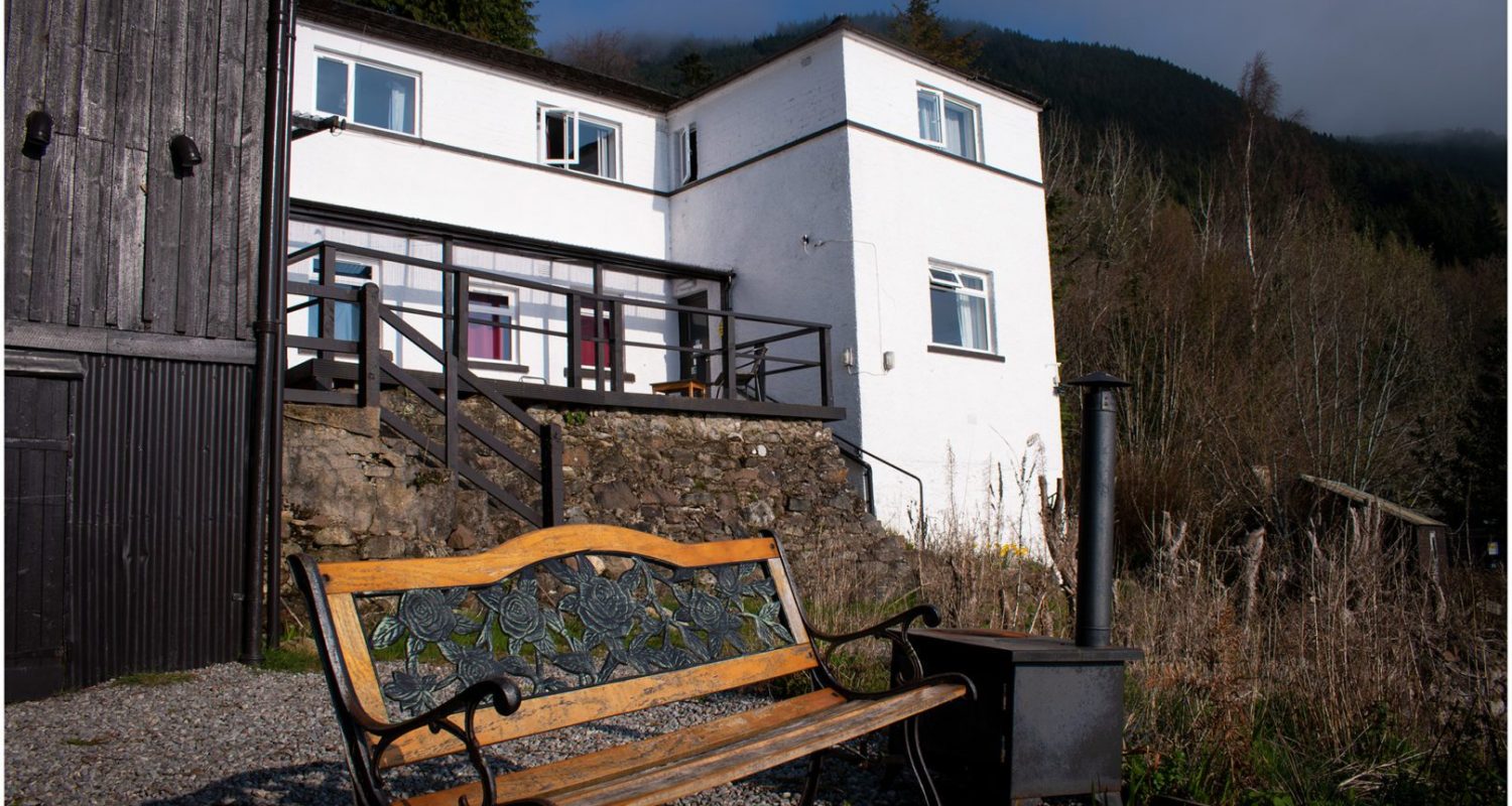 Seat at Lochside Hostel