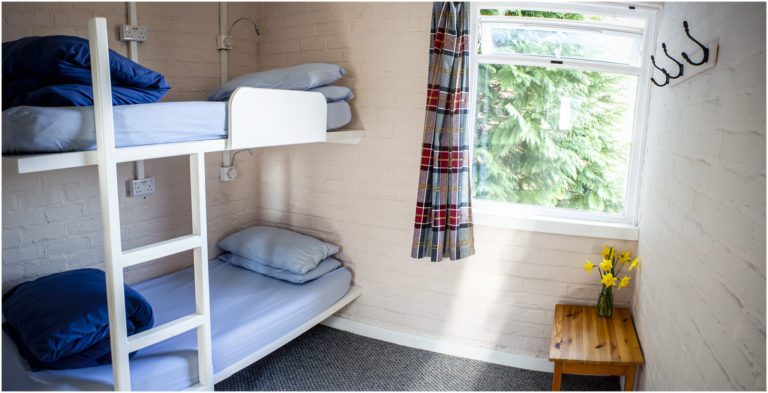 Two bed dorm of Lochside hostel