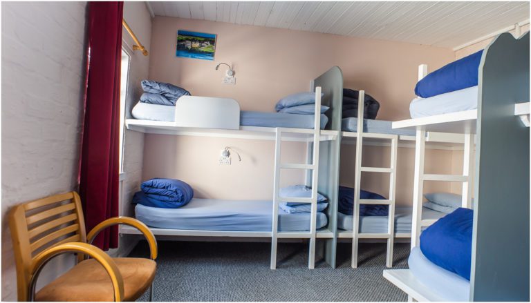 Eight Bed Dorm of Lochside Hostel