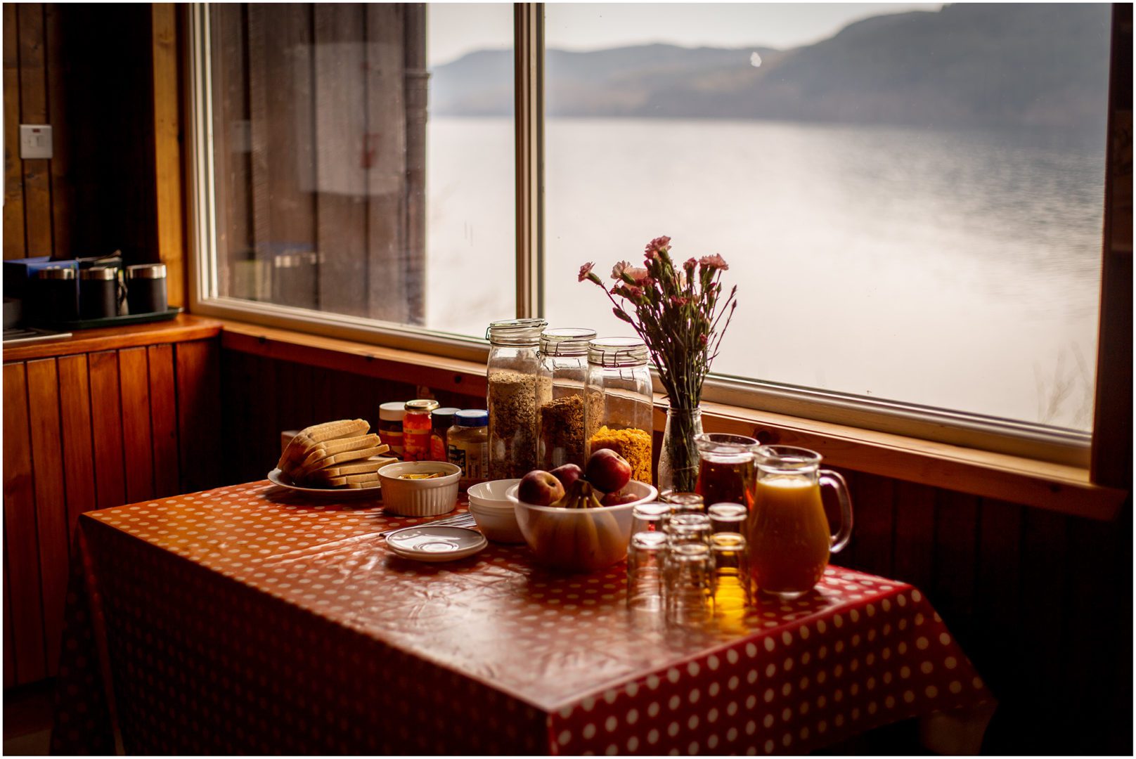 Breakfast at Lochside Hostel