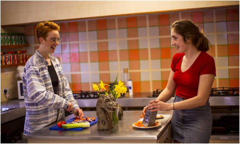 Kitchen of Lochside Hostel