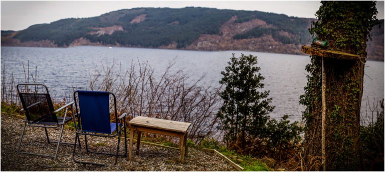 Seat at Lochside Hostel