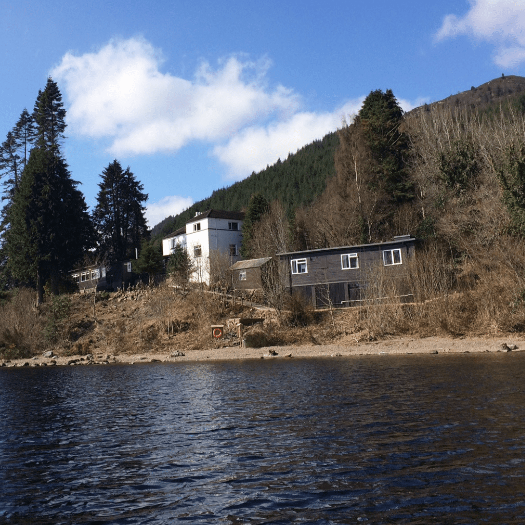 Lochside Hostel from Loch Ness square