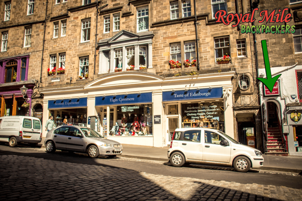 Location of Royal Mile Backpackers