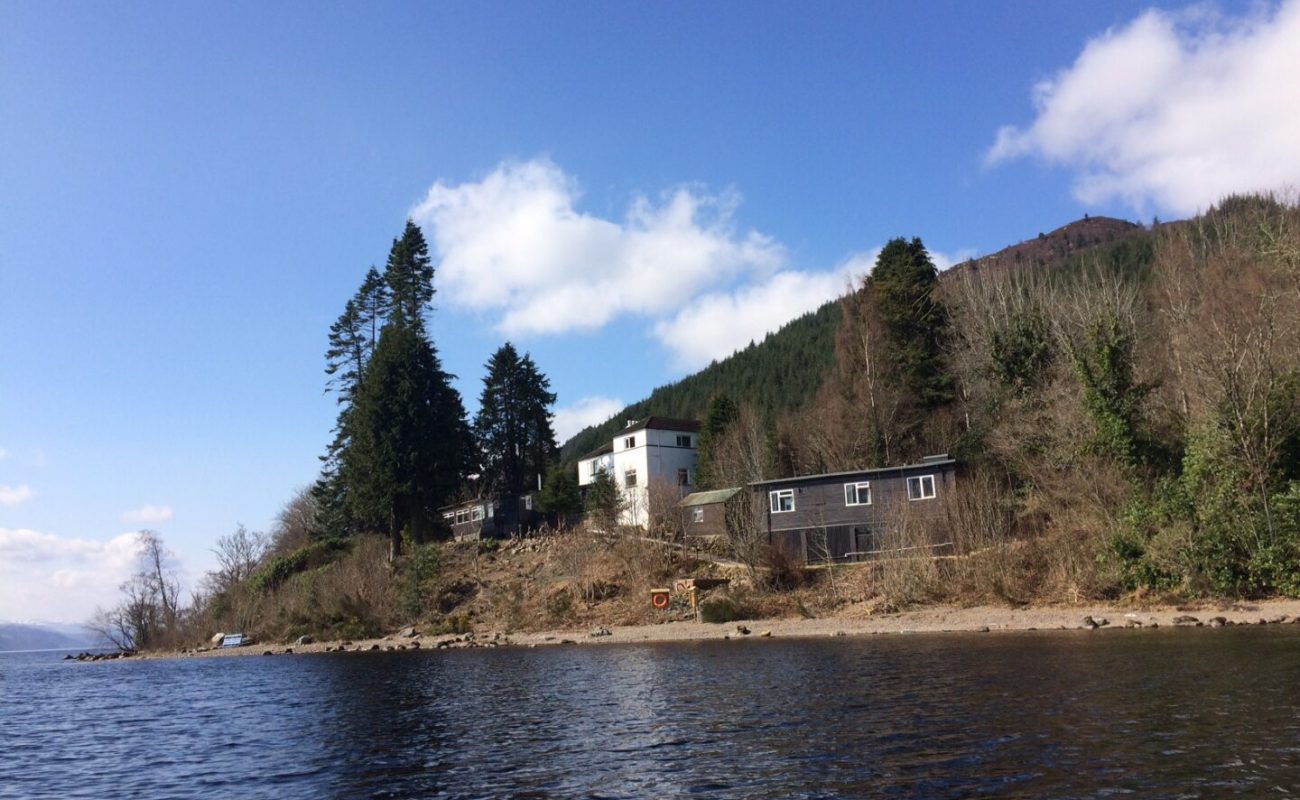 Lochside Hostel from Loch Ness