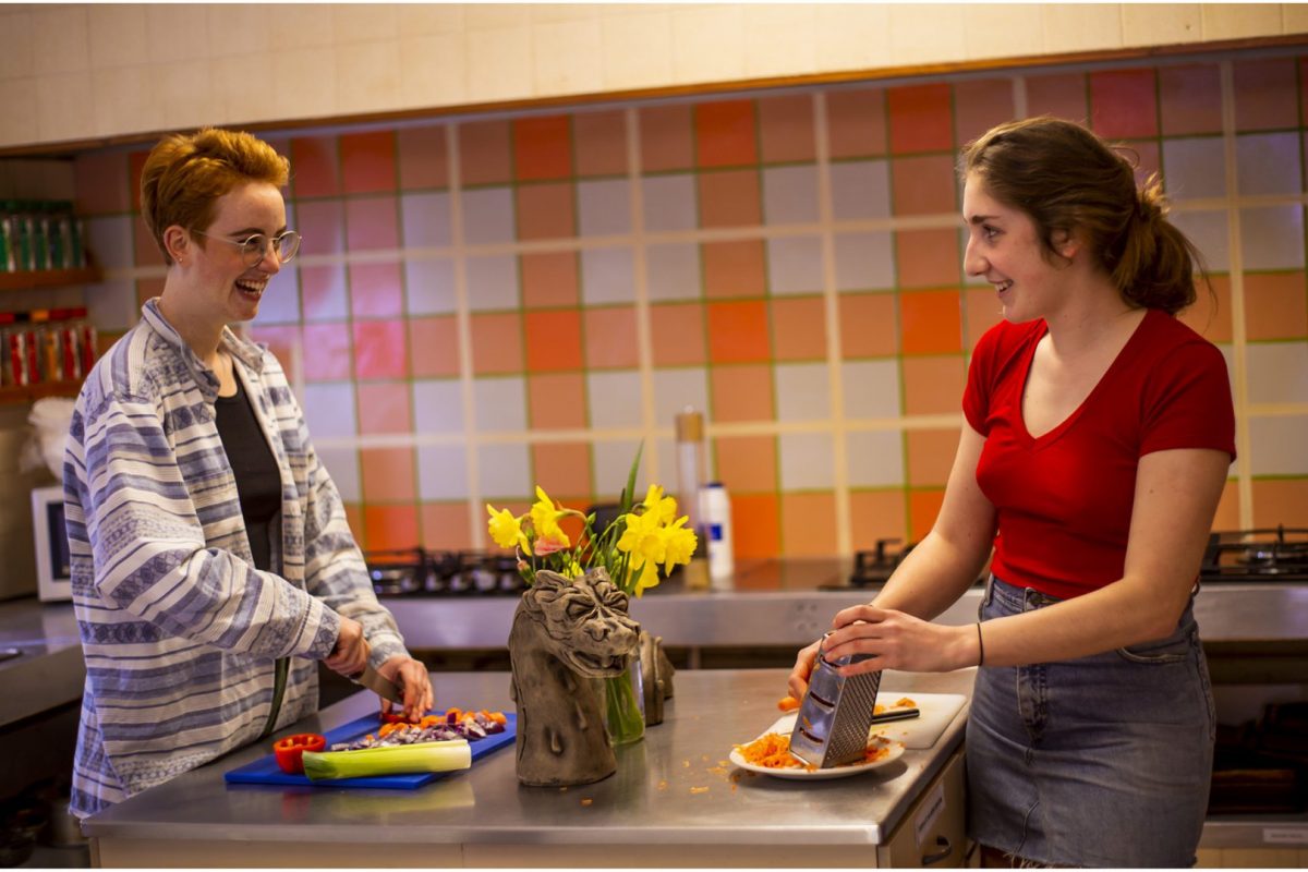 Kitchen of Lochside Hostel