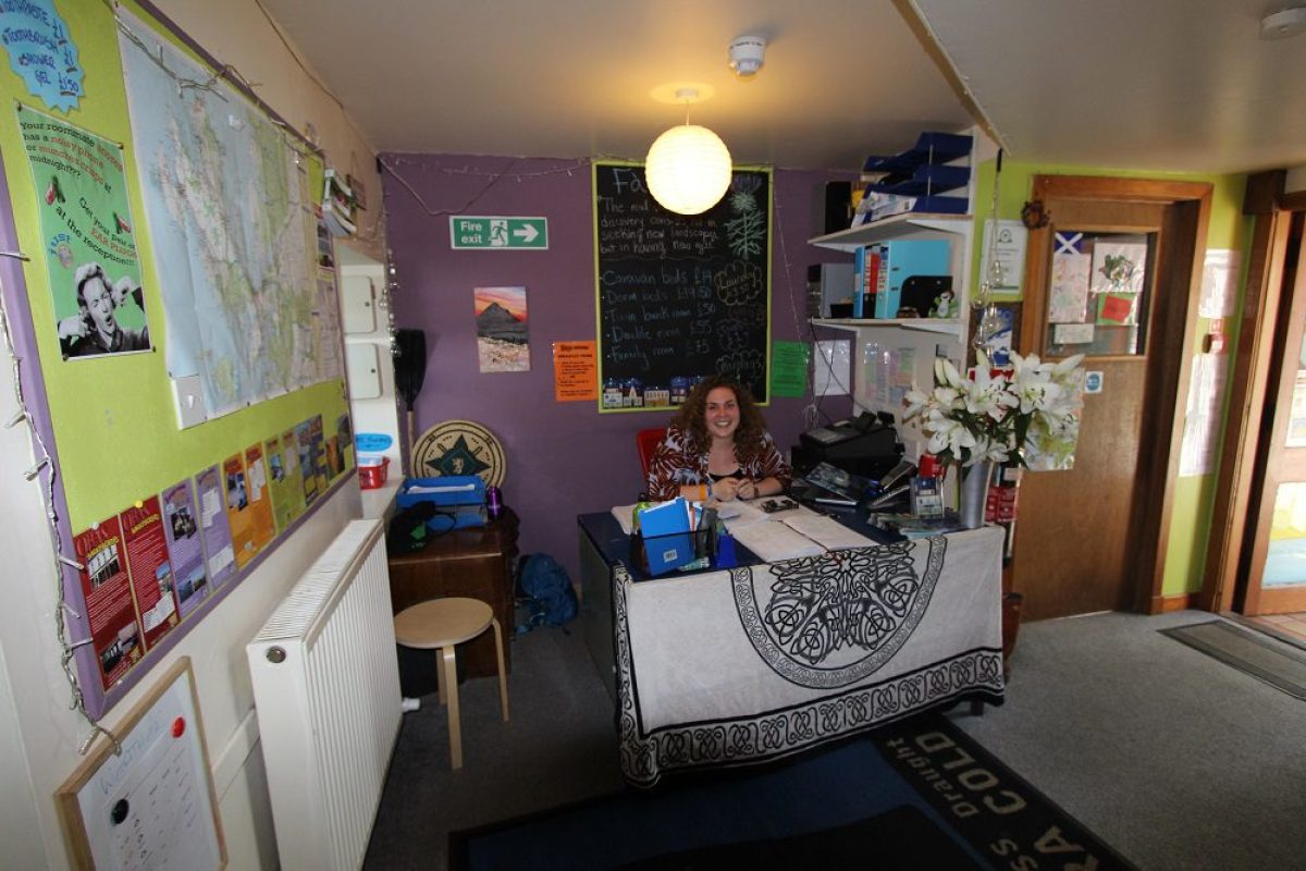 Skye Backpackers Reception